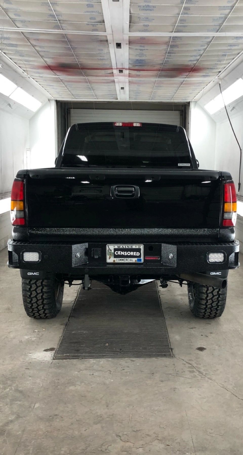 Knox Auto Body rugged off-road bumper — satin black galvanized finish