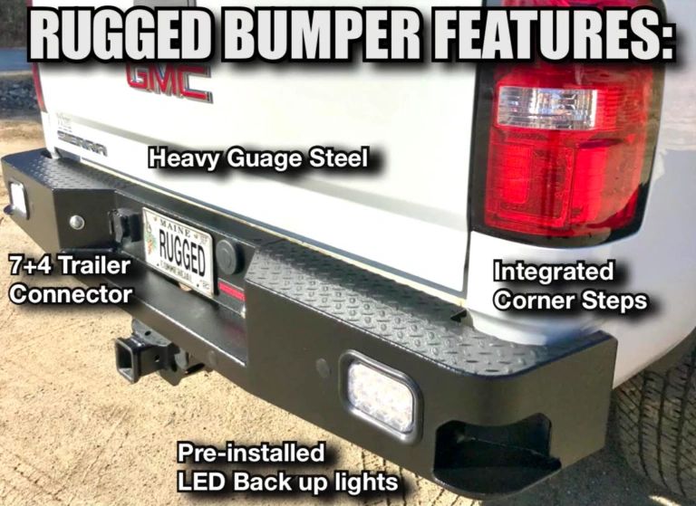 Knox Auto Body rugged bumper detail — close-up of satin black textured finish